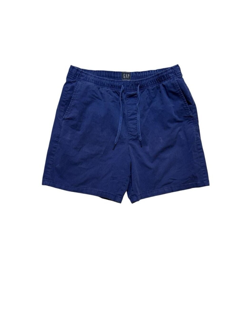 Gap Blue Pull On Shorts Men’s Medium Elastic Waist Drawstring Casual